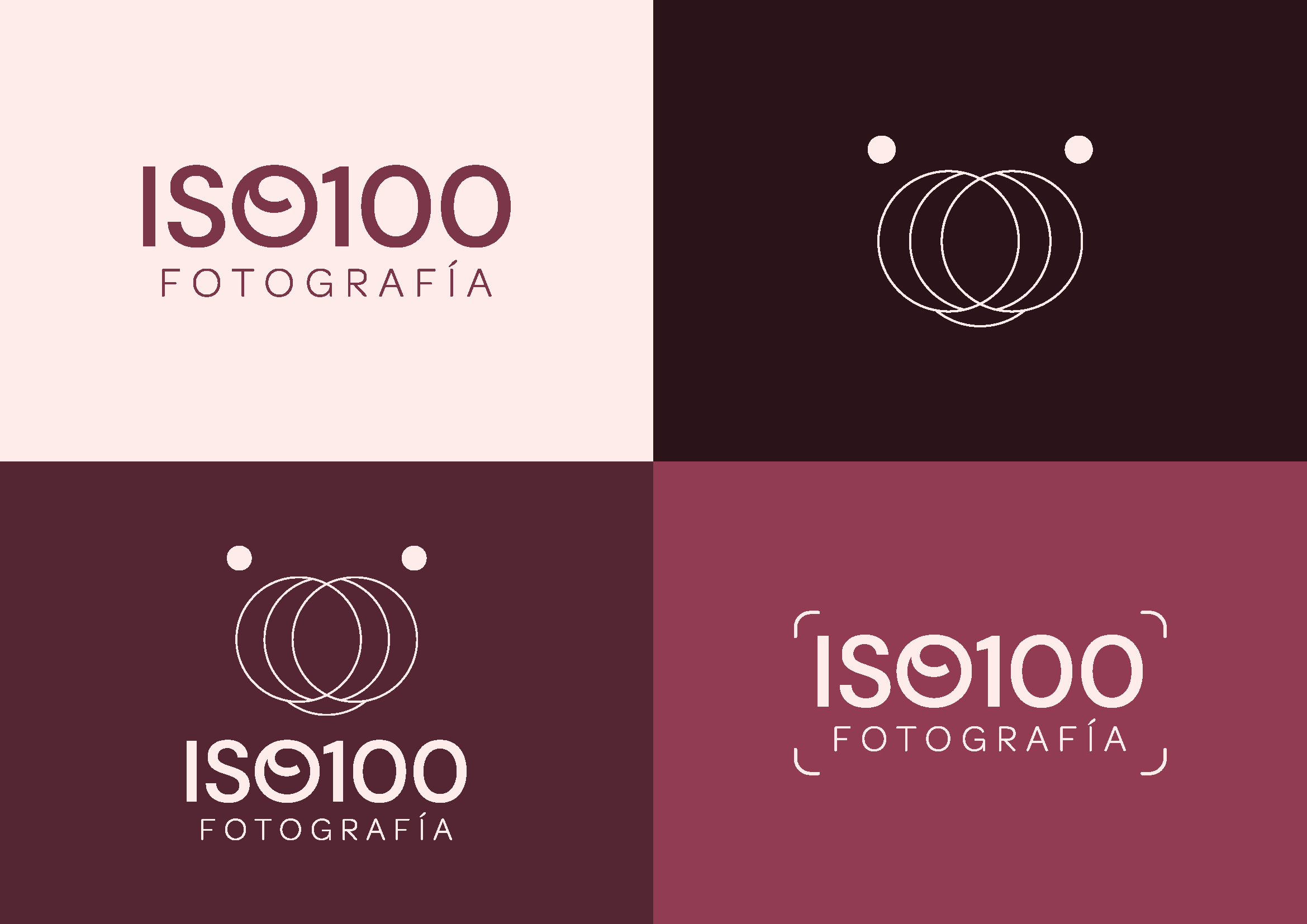 ISO100 Photography — brand identity